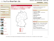 Tablet Screenshot of kulturkurier.de