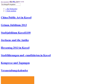 Tablet Screenshot of kassel-tourist.kulturkurier.de